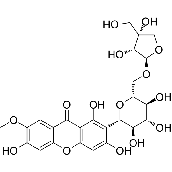 Polygalaxanthone-III Structure